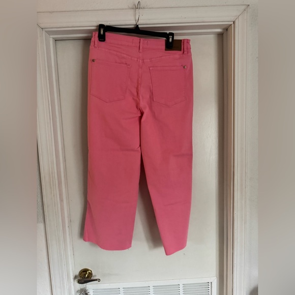 NWOT Judy Blue High Rise Tummy Control Wide Leg Crop Jeans - Picture 4 of 11